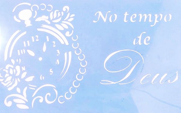 SRA-385 FRASE E RELÓGIO 14X32