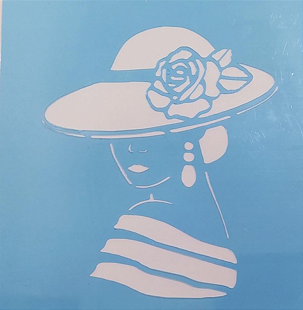 SRA-422 STENCIL MULHER 11X13