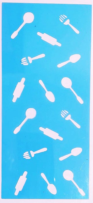 SRA-446 ESTAMPARIA UTENSILIOS DE COZINHA 9X20