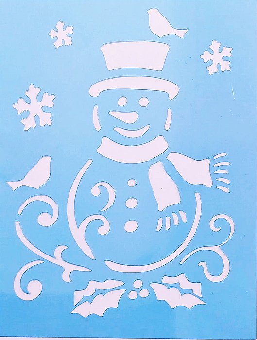 SRA-455 BONECO DE NEVE 14X16