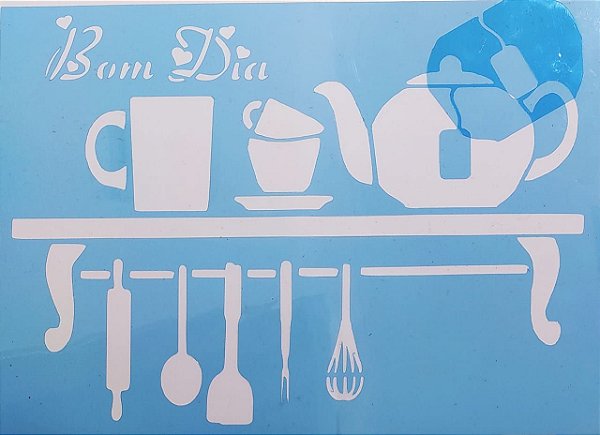 SRA-460 BULE, XÍCARAS E UTENSÍLIOS 25X36