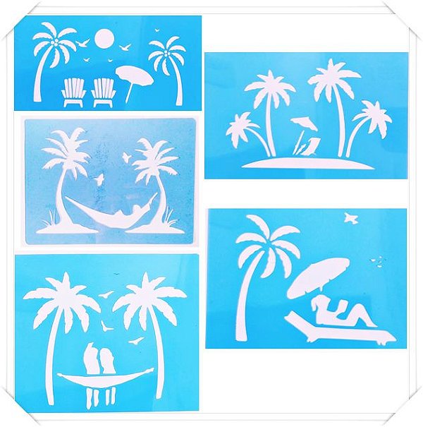SRA-509 KIT 5 STENCILS PRAIA