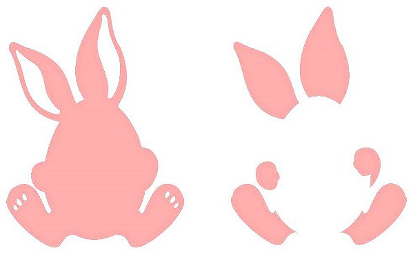 SRA-562 COELHO SEGURANDO OVO SOBREPOSIÇÃO 30X40