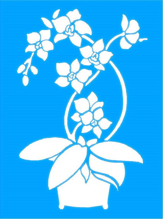 SRA-592 VASO ORQUIDEA PHALAENOPSIS 30X40