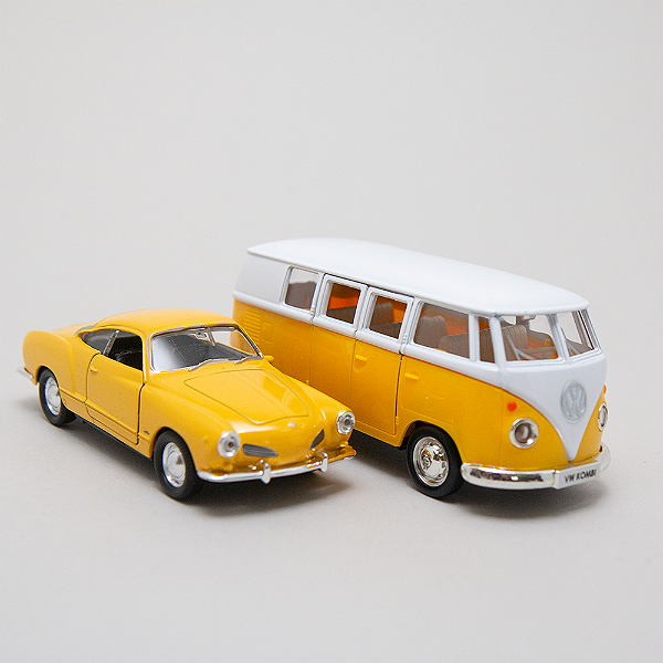 Kit Miniatura Kombi e Karmann Ghia