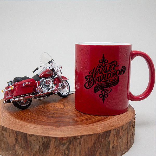 Kit Harley Davidson caneca e miniatura 1999 FLHR Road King