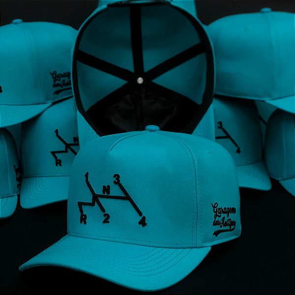 Boné Garagem das Antigas - Câmbio 4 marchas - verde