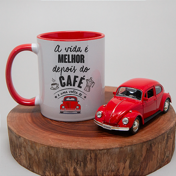 Kit Caneca e Miniatura de Fusca