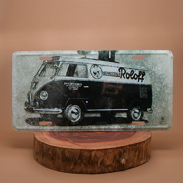 Placa em Metal Kombi Roloff