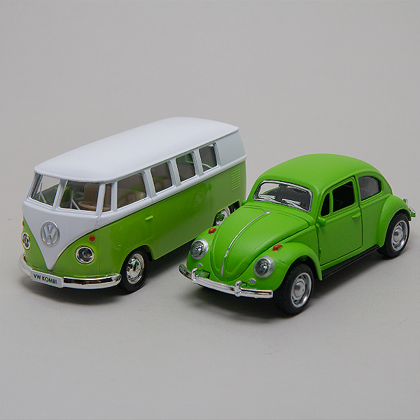 Kit Miniatura Fusca e Kombi 1/43