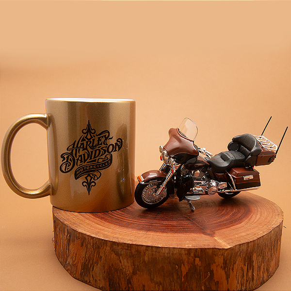 Kit Harley Davidson caneca e miniatura FLHTK Electra Glide Ultra Limited