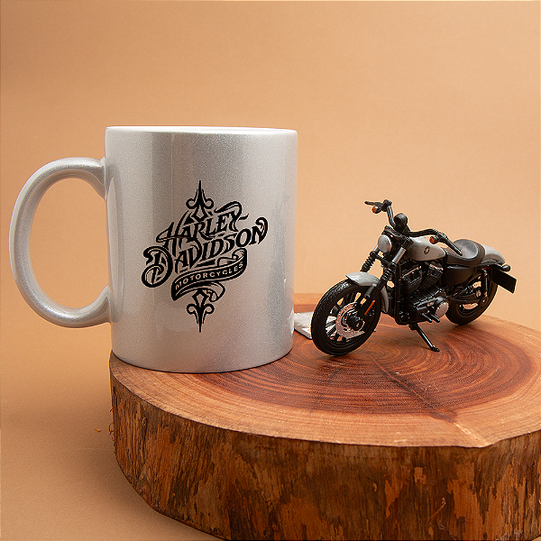 Kit Harley Davidson caneca e miniatura Sportster Iron 883