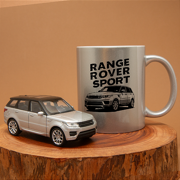 Kit Caneca de Cerâmica + Miniatura Range Rover Sport