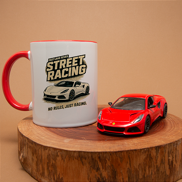 Kit Lotus Emira – Miniatura 1:32 + Caneca Exclusiva