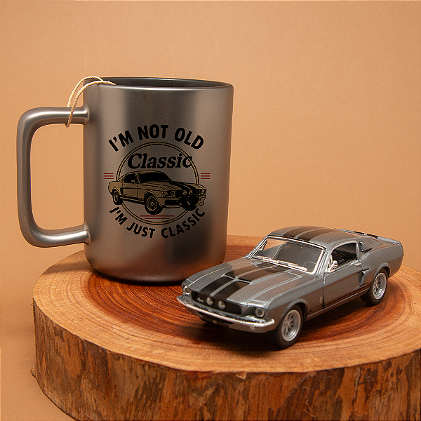 Kit Shelby GT500 1967: Caneca 300ml + Miniatura