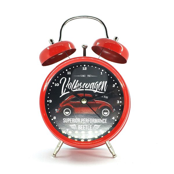 Relógio Despertador Analógico Volkswagen Fusca