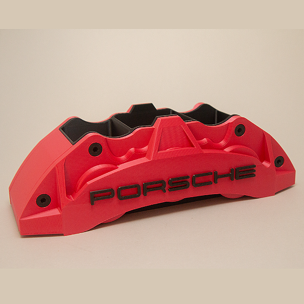Porta-lápis Pinça de Freio Porsche 26cm – Organizador Automotivo 3D
