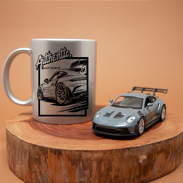 Kit Porsche 911 GT3 RS – Miniatura + Caneca Colecionável