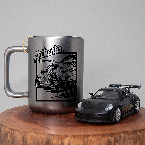 Kit Porsche 911 GT3 RS – Miniatura + Caneca Colecionável