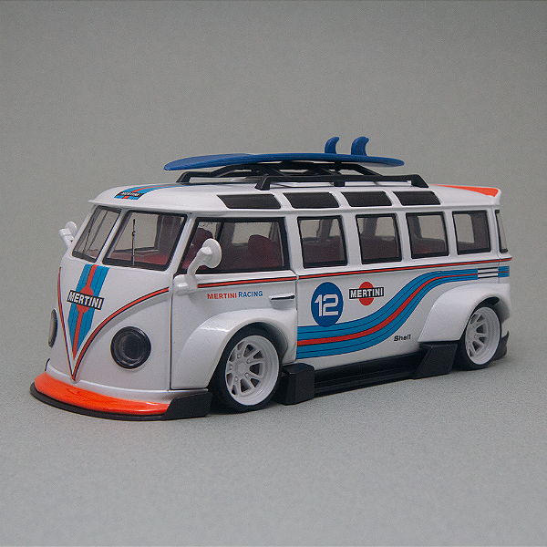 Miniatura Kombi 1:24 em Metal com LED