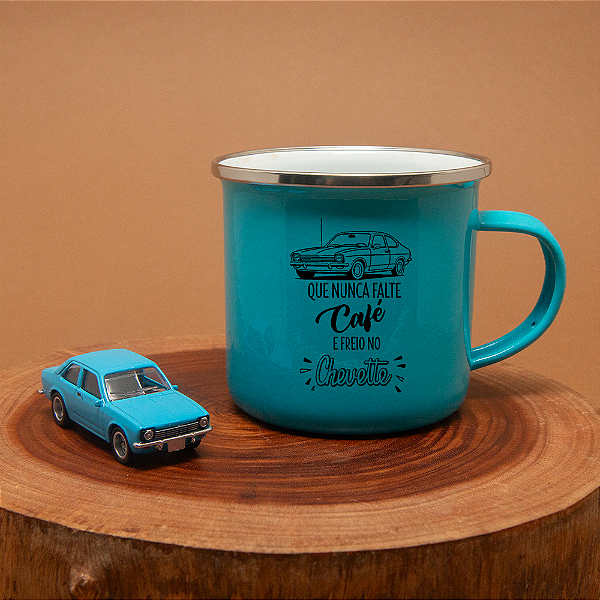 Kit Chevrolet Chevette 1975 – Caneca + Miniatura 1:64