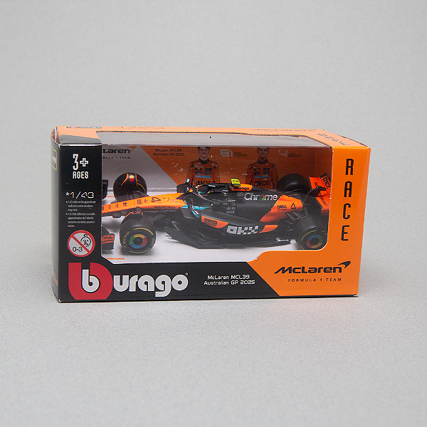 Miniatura F1 2025 McLaren MCL39 Norris 1/43