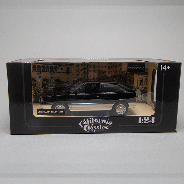 Miniatura Volkswagen Gol GTI Preto Universal 1/24 California Classics