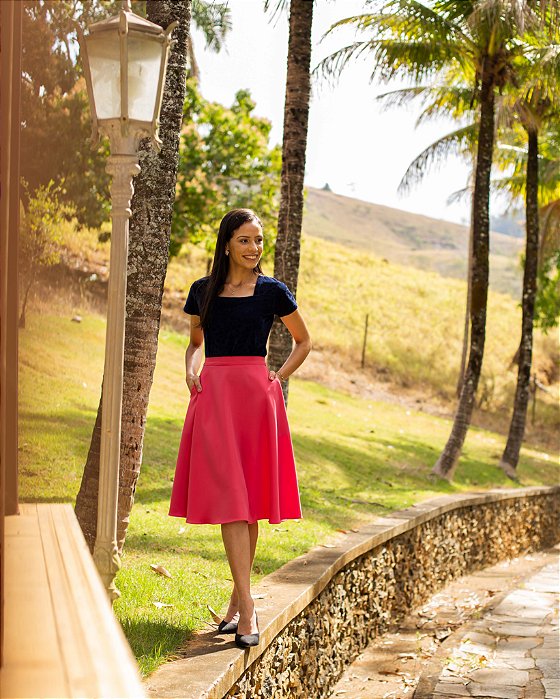 Saia Clássica Pink