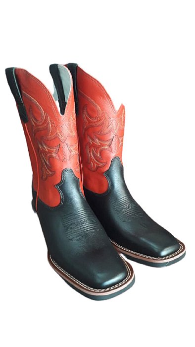 botas texana preta