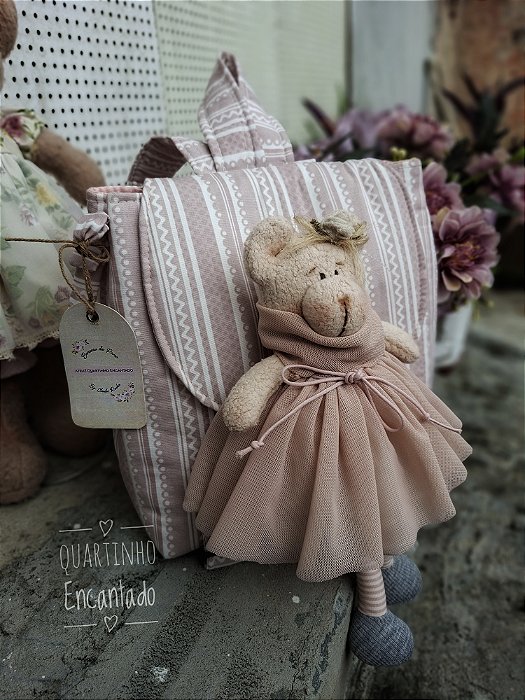 Mochilinha com Ursinho.