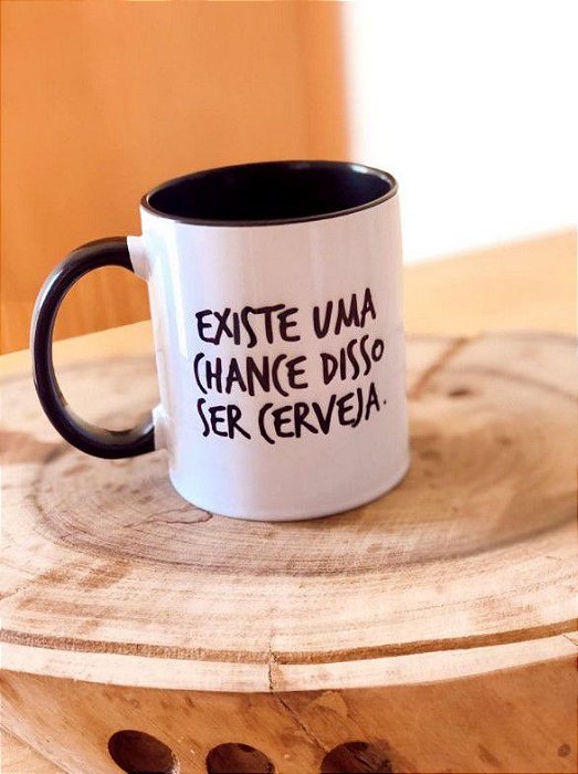 Caneca Porcelana Personalizável - Colorido Interno