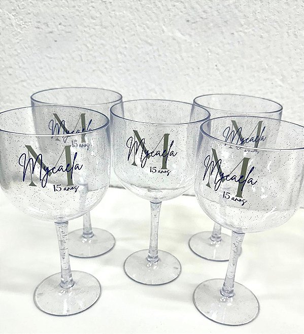 Taça Gin 580 ml - Com glitter