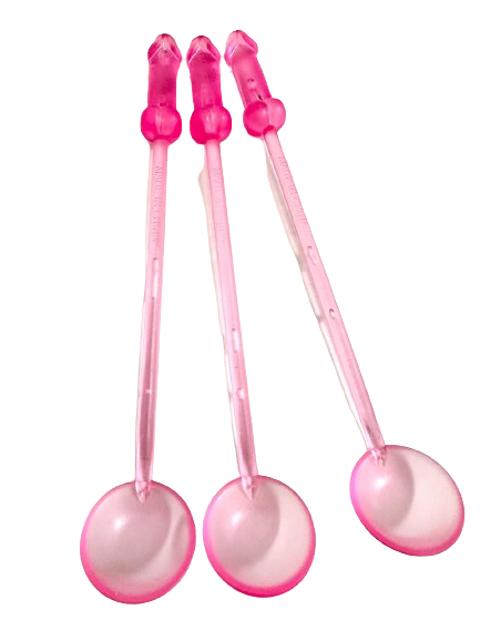 Mexedor de drinks divertido - Kit com 3 unidades