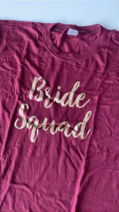 Camisa Bride Squad - Pronta entrega
