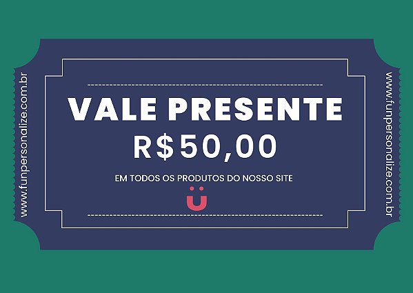 Vale Presente - R$50,00