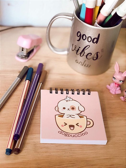 Bloco de anotações - Dogpuccino