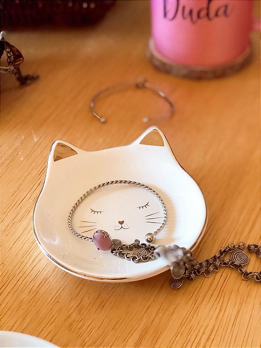 Mini Prato Decorativo - Gatinho