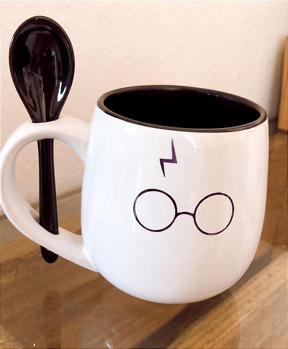 Caneca fun - Harry Potter - Com colher