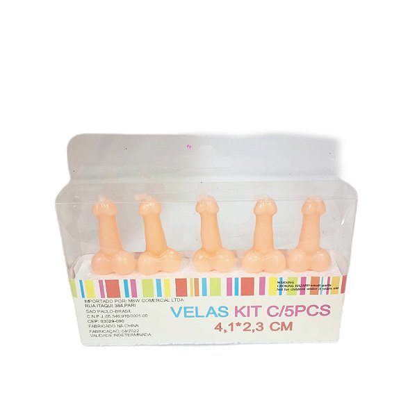Kit 5 Vela Formato  Festa Despedia Solteira