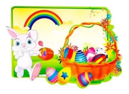 Painel Decorativo Paraiso Páscoa Colorido Festa