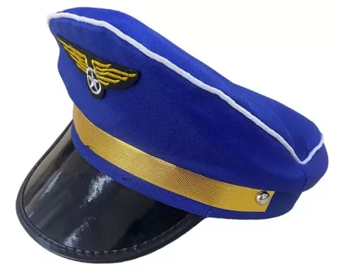 Quepe Comandante Chapeu Aviador Fantasia