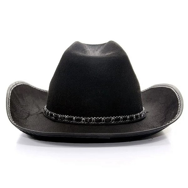 Chapéu Cowboy Feltro Adulto Festa Fantasia Festa Junina
