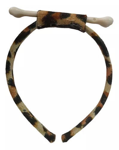 Tiara Oncinha Osso Fantasia Festa