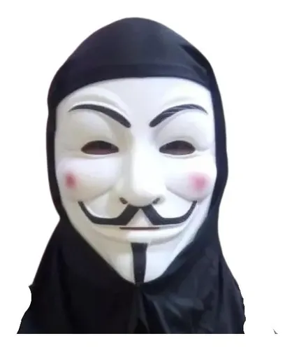 Máscara V De Vingança Anonymous Vendetta - Com Capuz