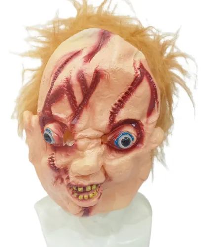 Máscara Boneco Assassino Fantasia Festas