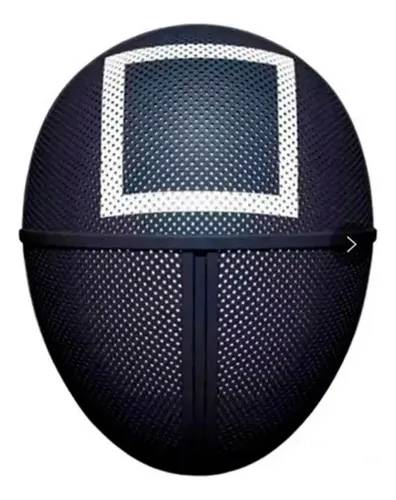 Máscara Jogos Preta Plástico Festa Fantasia