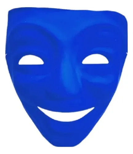 Máscara Azul Teatro/carnaval Festa Fantasias