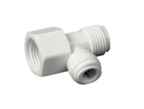 DMFIT - Conexão Torneira e Filtro - (Roscas Fêmea e Macho 1/2" x Tubo 1/4")