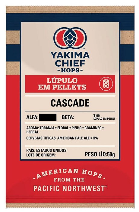 Lúpulo Cascade 50g