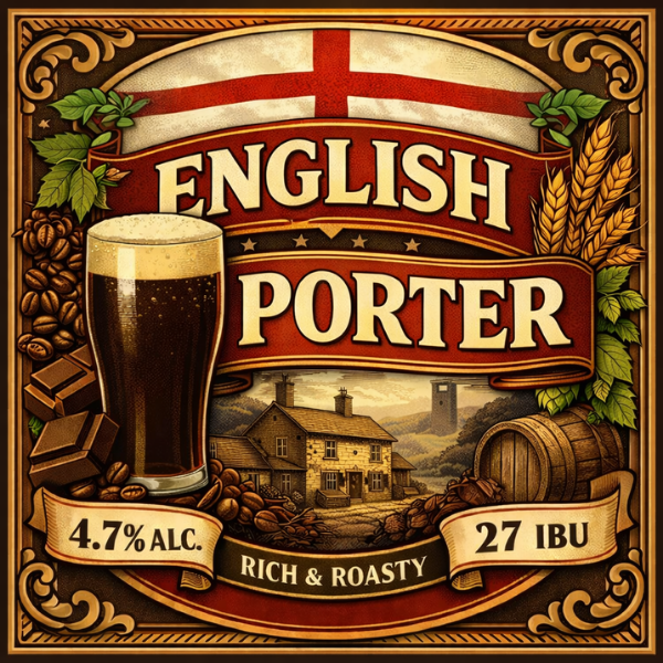 Kit Receita English Porter